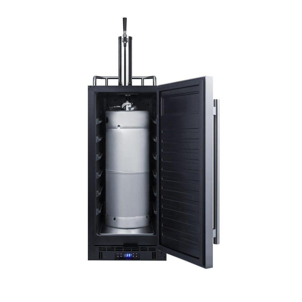 SUMMIT 15 in. Built-In Kegerator (SBC15BEER) 