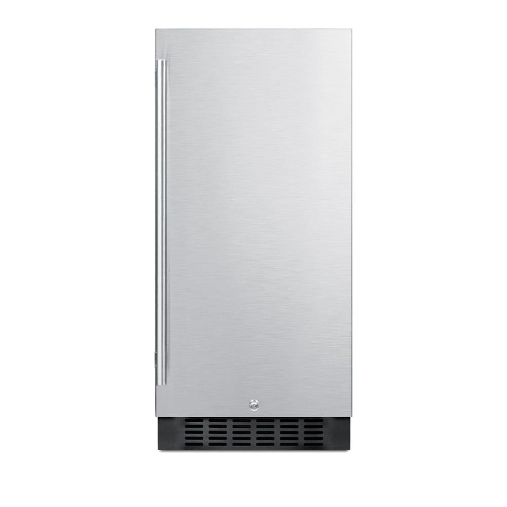 SUMMIT 15 in. Outdoor All-Refrigerator (SPR316OS) front, closed.