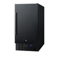 SUMMIT 18 in. Built-In All-Refrigerator (FF1843B) Black