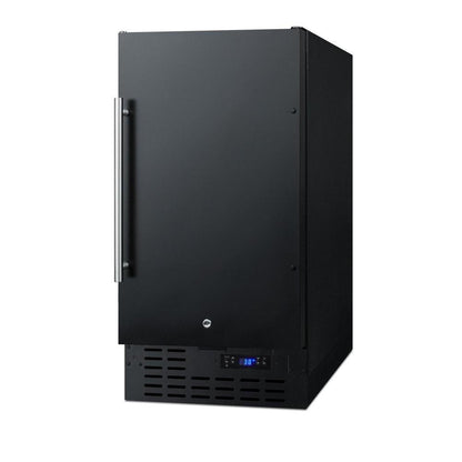 SUMMIT 18 in. Built-In All-Refrigerator (FF1843B) Black