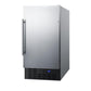 SUMMIT 18 in. Built-In All-Refrigerator (FF1843B) Stainless Steel