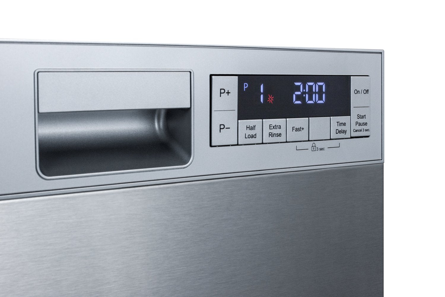 SUMMIT 18 in. Built-In Dishwasher in Stainless Steel (DW18SS4) 