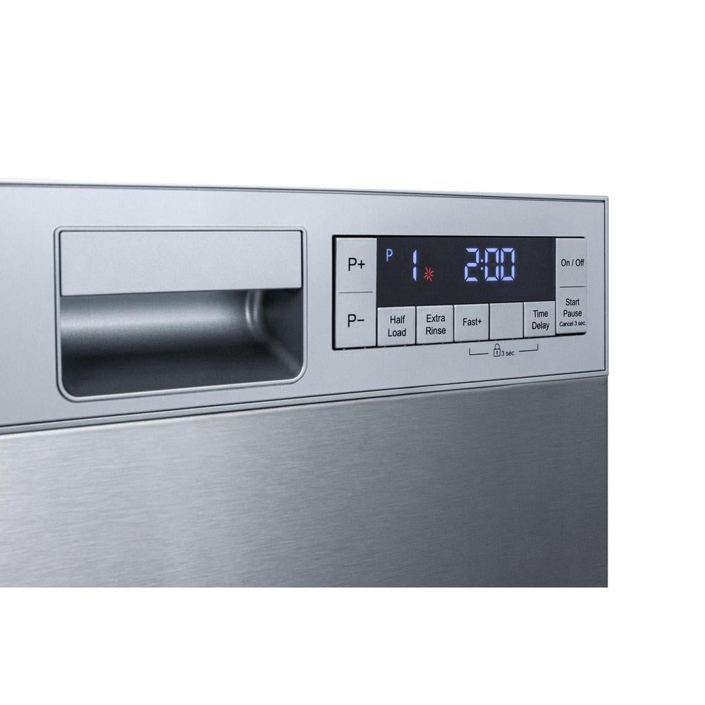 SUMMIT 18 in. Built-In Dishwasher in Stainless Steel (DW18SS4) 