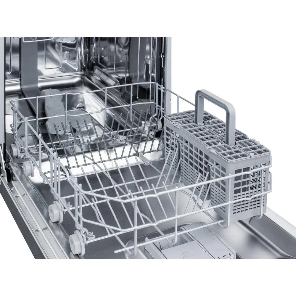 SUMMIT 18 in. Built-In Dishwasher in Stainless Steel (DW18SS4) 