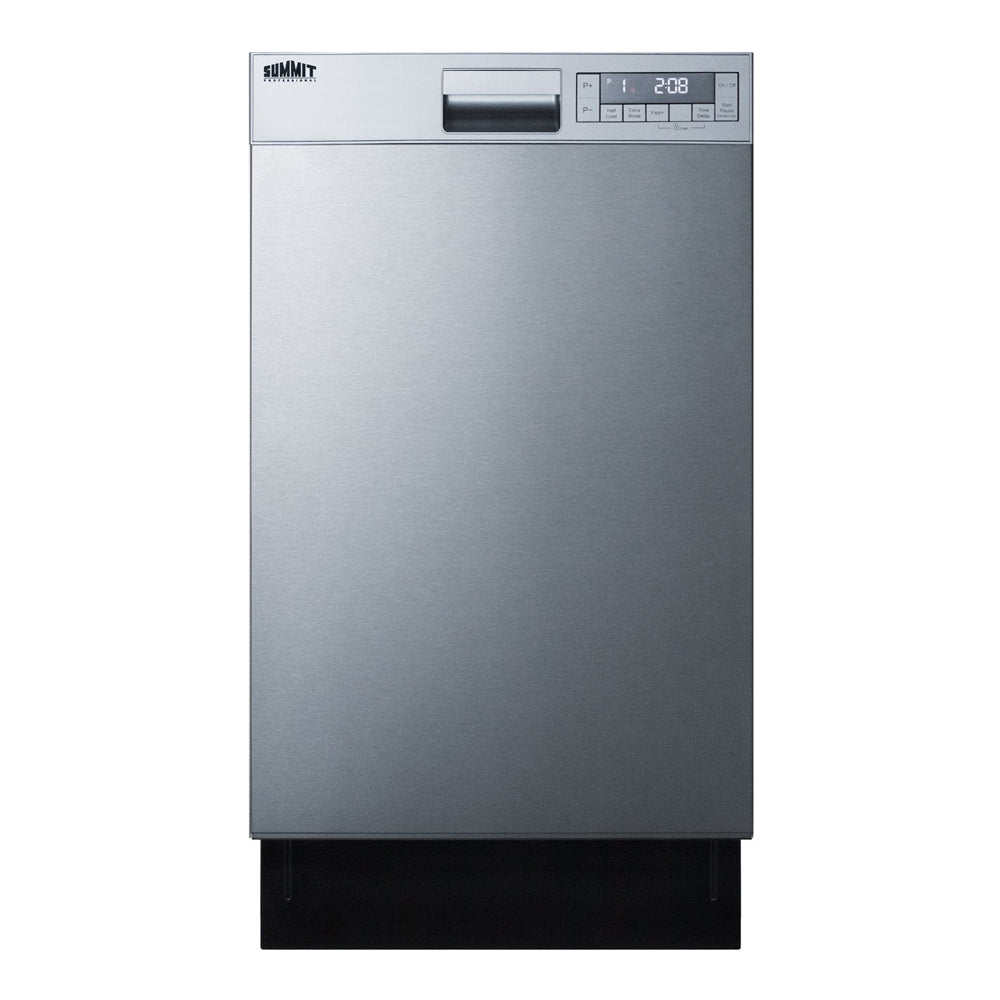 SUMMIT 18 in. Built-In Dishwasher in Stainless Steel (DW18SS4) 