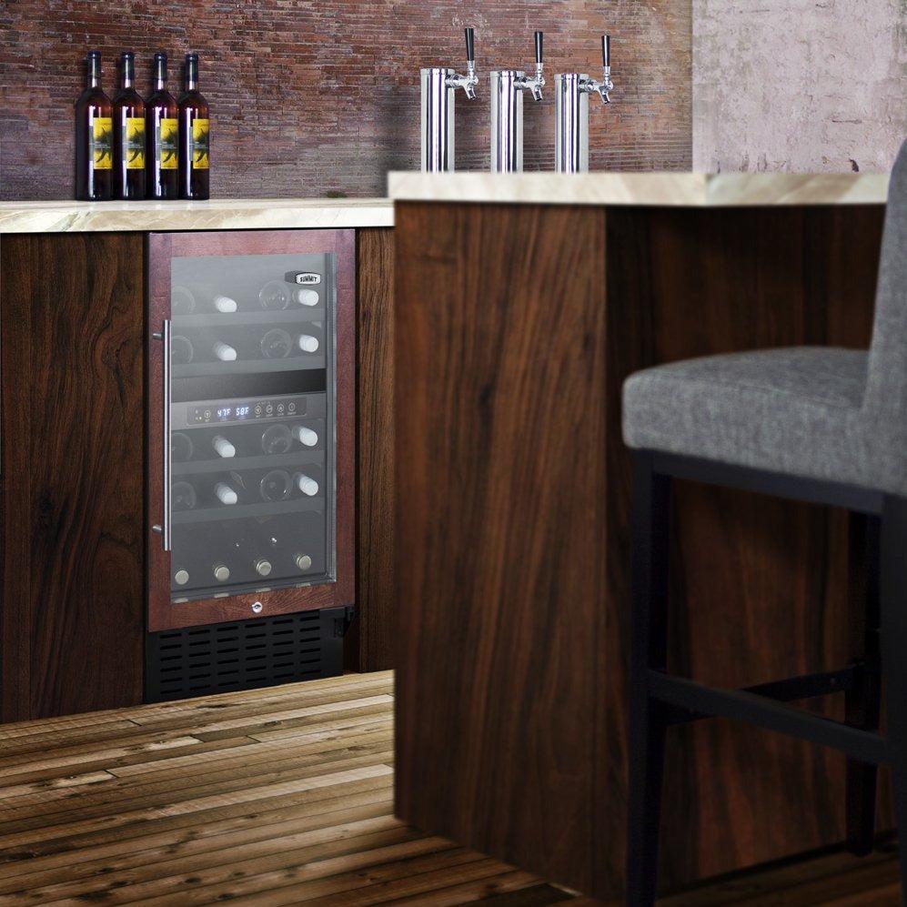 Summit 18" Wide Built-In Wine Cellar - white background