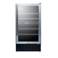 SUMMIT 18 in. Built-In Wine Cellar (SWC182Z) front, closed.