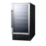 SUMMIT 18 in. Built-In Wine Cellar (SWC182Z) Stainless Steel