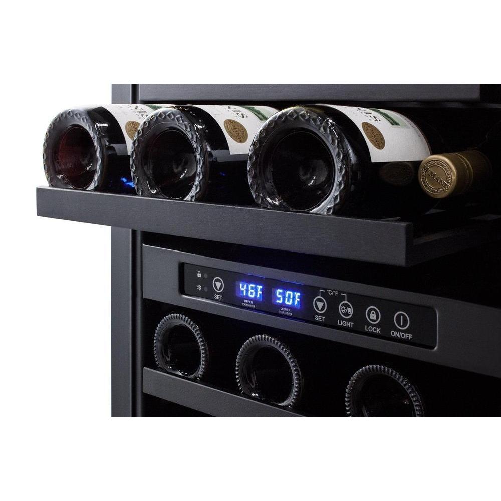 SUMMIT 18 in. Built-In Wine Cellar (SWC182Z) 
