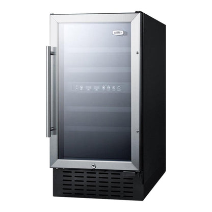 SUMMIT 18 in. Built-In Dual Zone Wine Cellar (SWC182Z) main image.