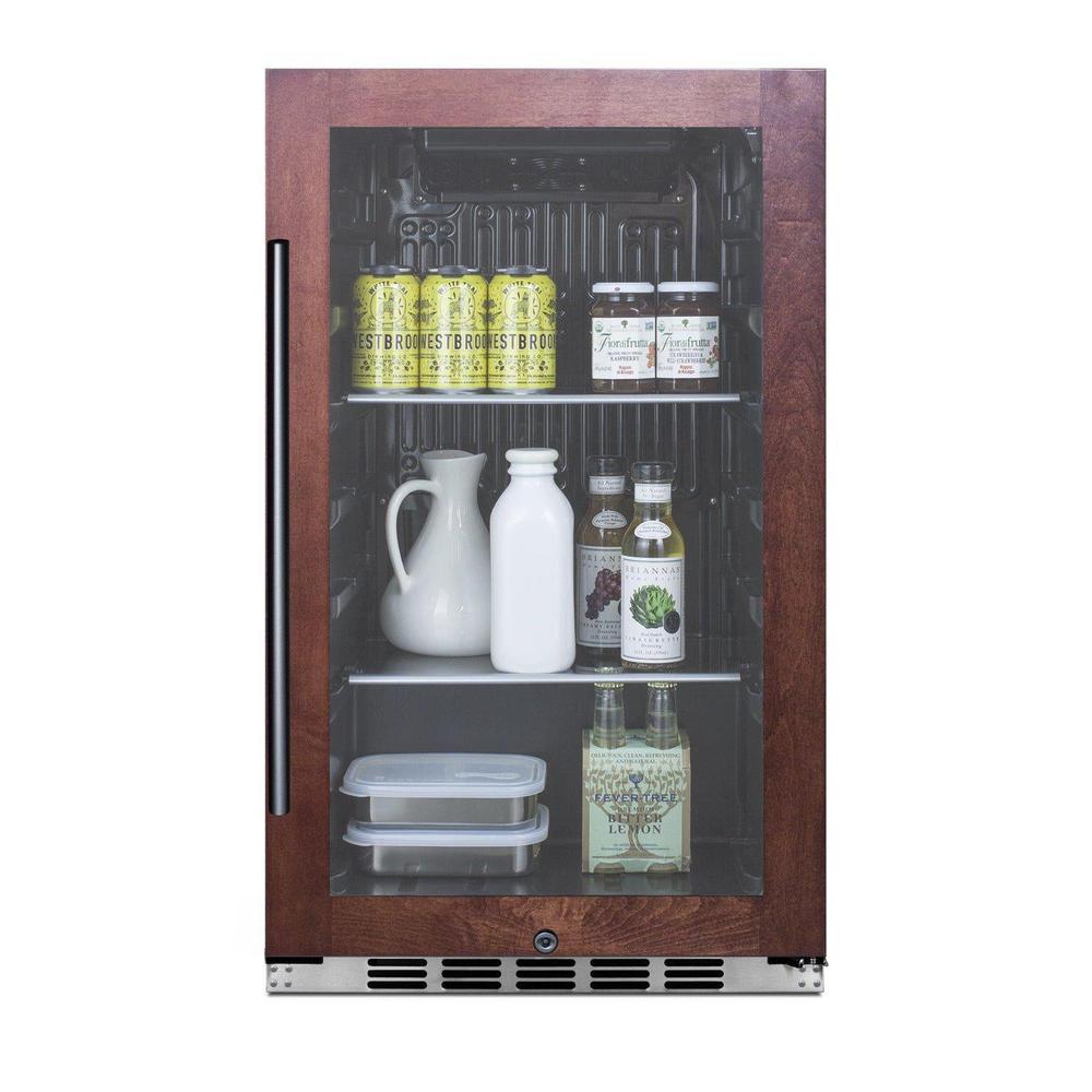SUMMIT 19 in. Shallow Depth Indoor/Outdoor Beverage Cooler (SPR488BO) 