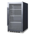 SUMMIT 19 in. Shallow Depth Indoor/Outdoor Beverage Cooler (SPR488BO) main image.