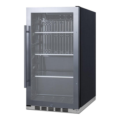 SUMMIT 19 in. Shallow Depth Indoor/Outdoor Beverage Cooler (SPR488BO) main image.