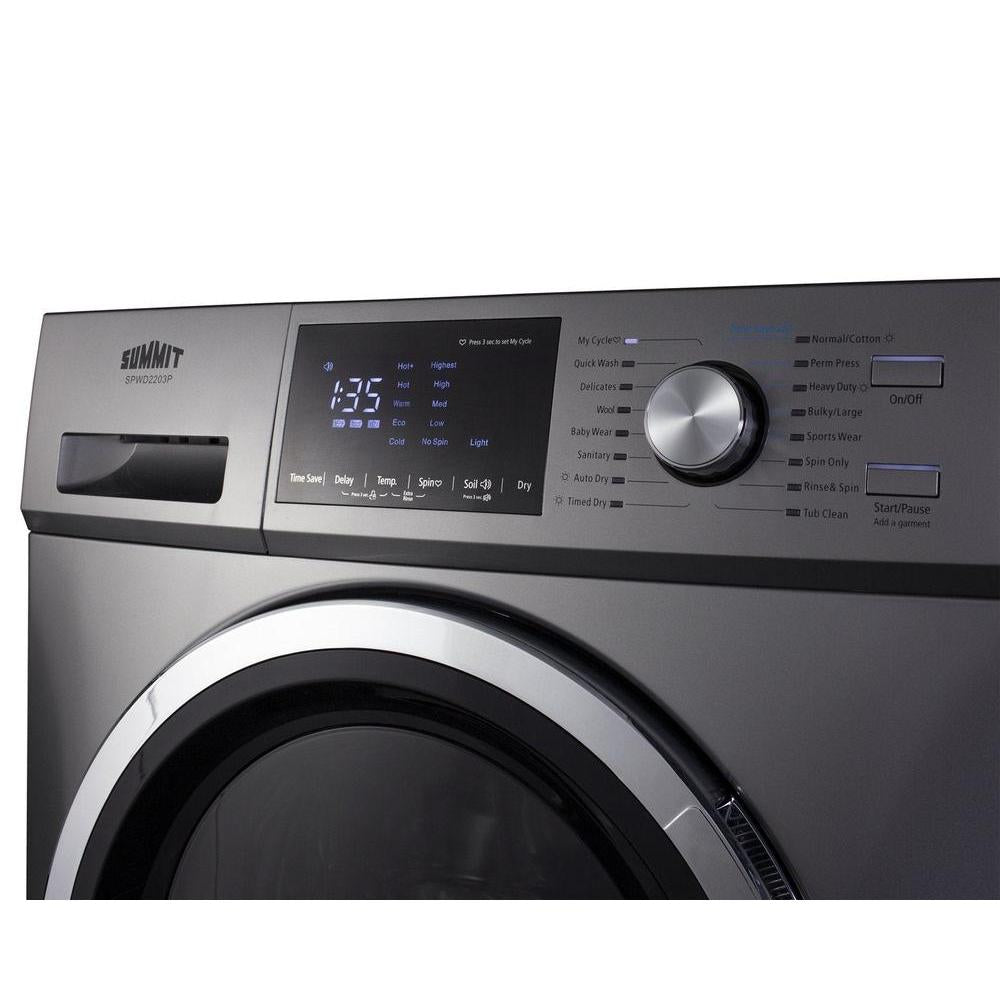 SUMMIT 24 in. 115V Washer/Dryer Combo (SPWD2203P) 