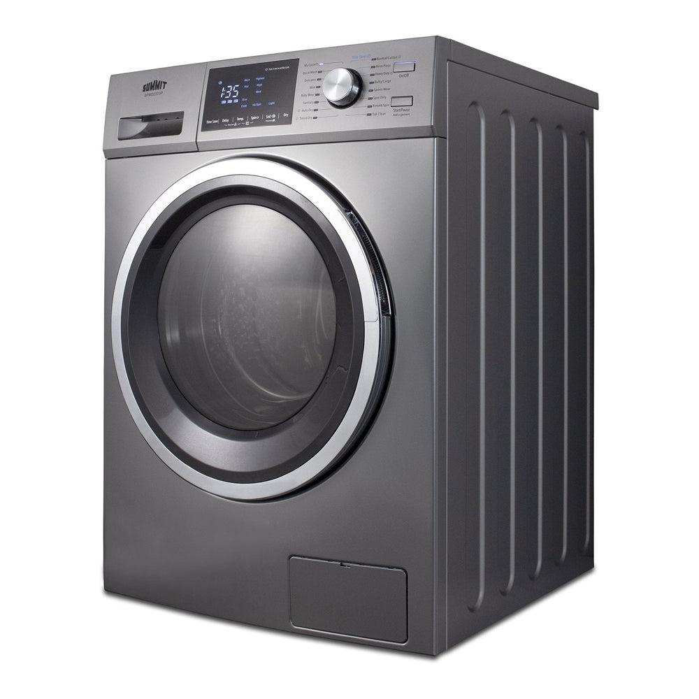 SUMMIT 24 in. 115V Washer/Dryer Combo in Platinum (SPWD2203P) main image.