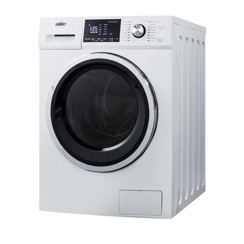 SUMMIT 24 in. 115V Washer/Dryer Combo in White (SPWD2202W) 
