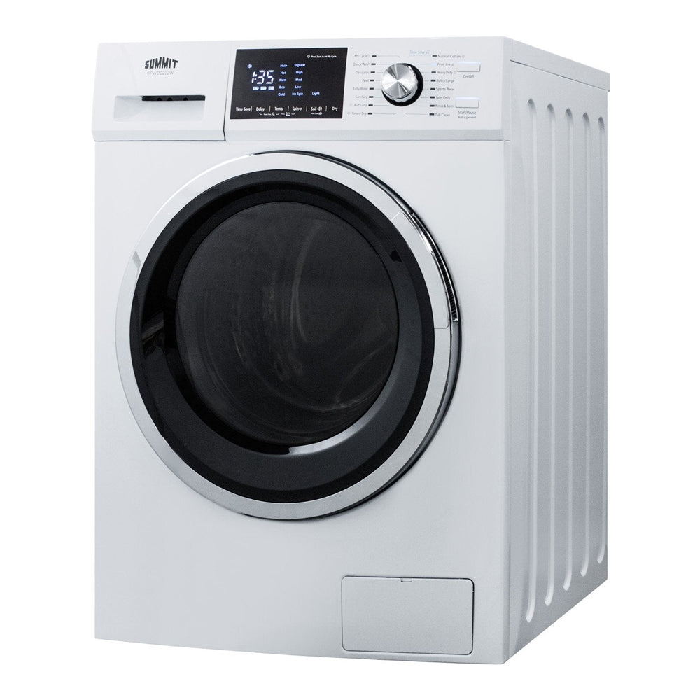 SUMMIT 24 in. 115V Washer/Dryer Combo in White (SPWD2202W) 