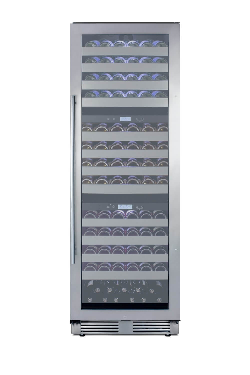 SUMMIT 24 in. 149-Bottle Triple Zone Wine Cellar (SWCP1988T) 