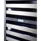 SUMMIT 24 in. 149-Bottle Triple Zone Wine Cellar (SWCP1988T) 