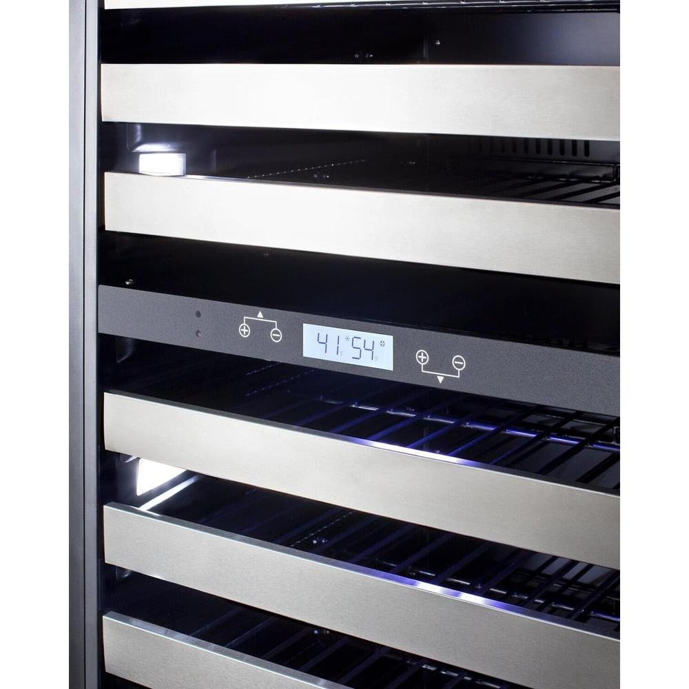 SUMMIT 24 in. 149-Bottle Triple Zone Wine Cellar (SWCP1988T) 