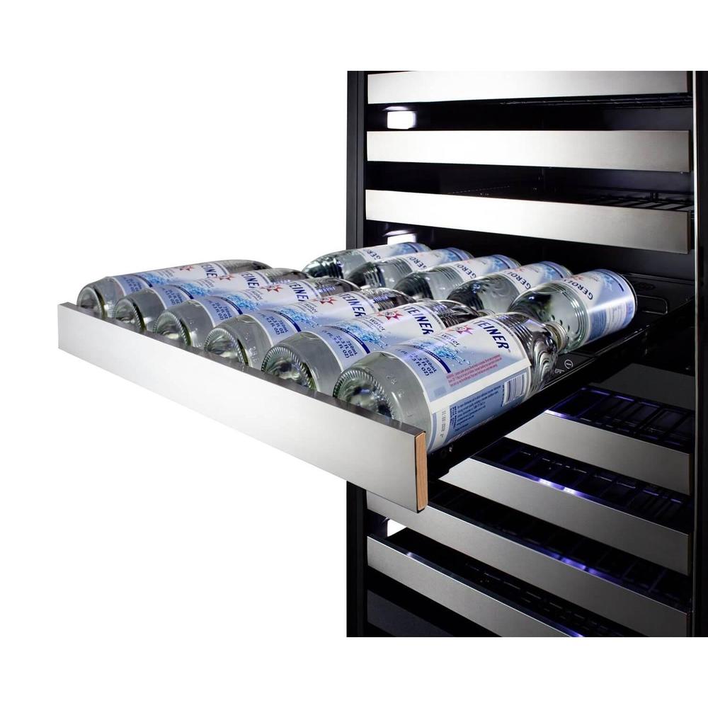 SUMMIT 24 in. 149-Bottle Triple Zone Wine Cellar (SWCP1988T) 