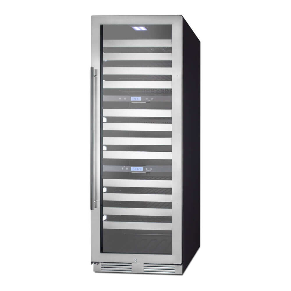 SUMMIT 24 in. 149-Bottle Triple Zone Wine Cellar (SWCP1988T) main image.