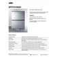 SUMMIT 24 in. 2-Drawer Outdoor Freezer in Stainless Steel (SPFF51OS2D) 