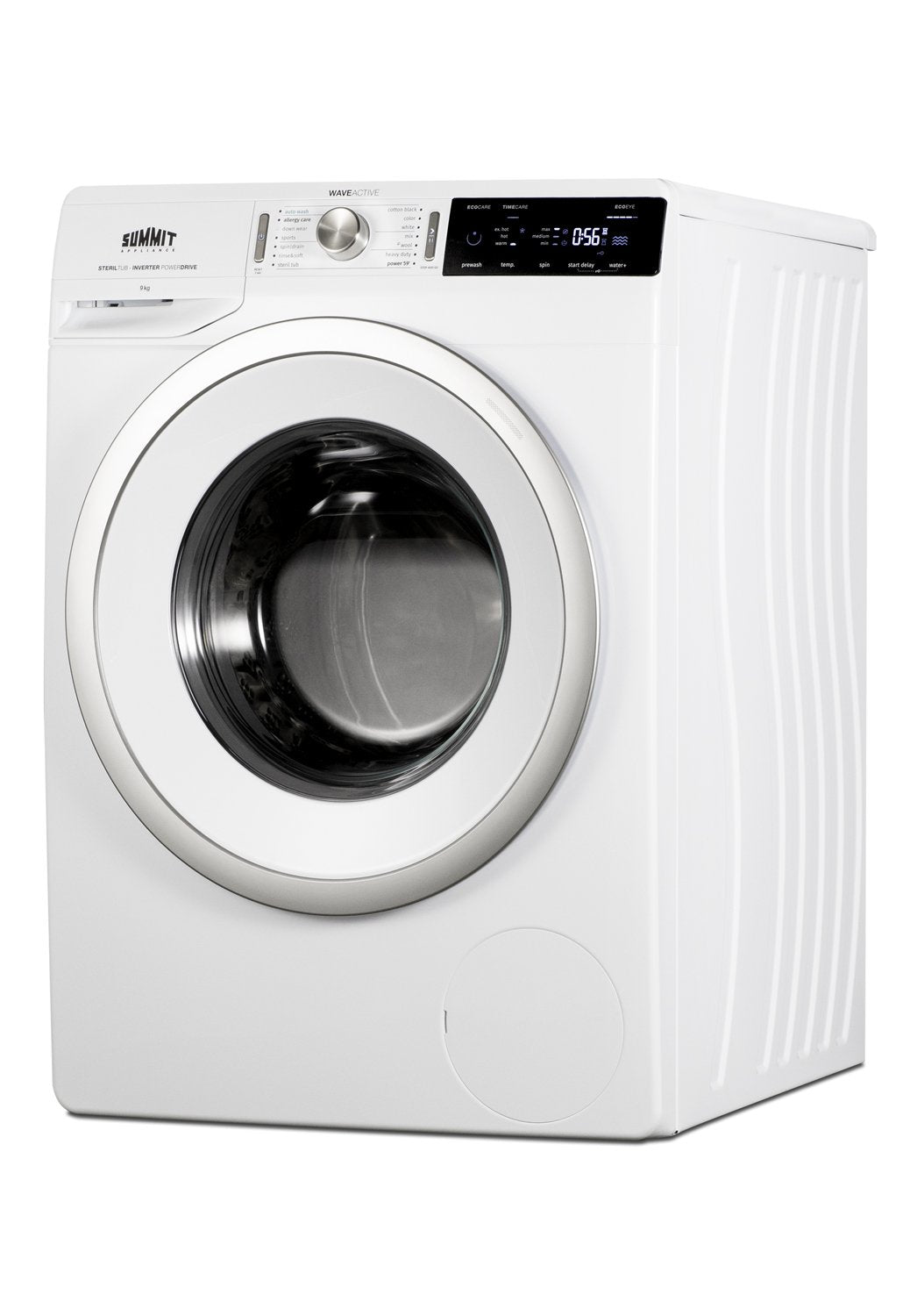 SUMMIT 24 in. 208-240V Front-Loading Washer (SLW241W) 