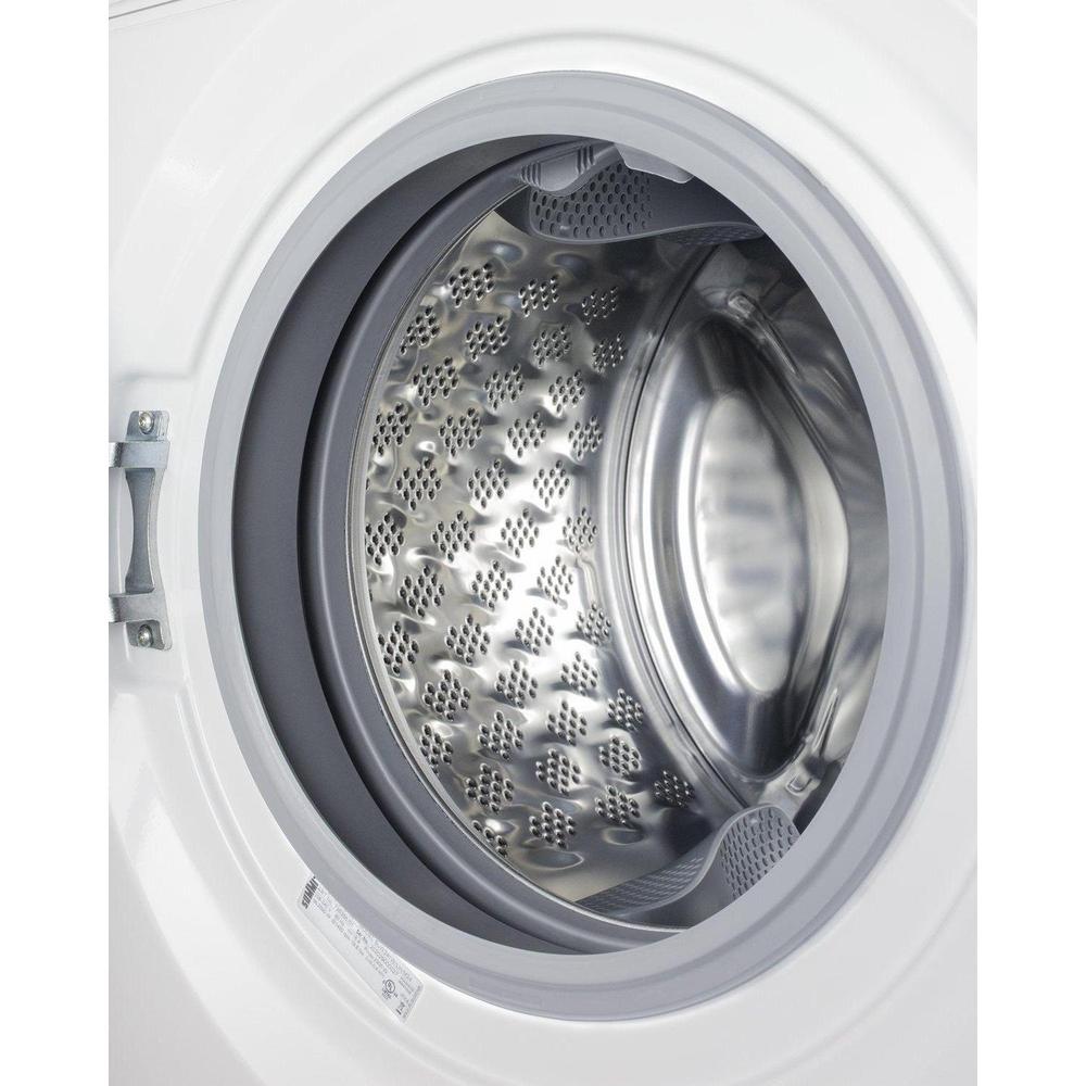 SUMMIT 24 in. 208-240V Front-Loading Washer (SLW241W) 