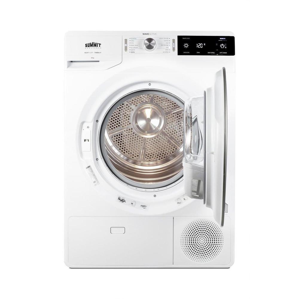 SUMMIT 24 in. 208-240V Heat Pump Dryer in White (SLD242W) 