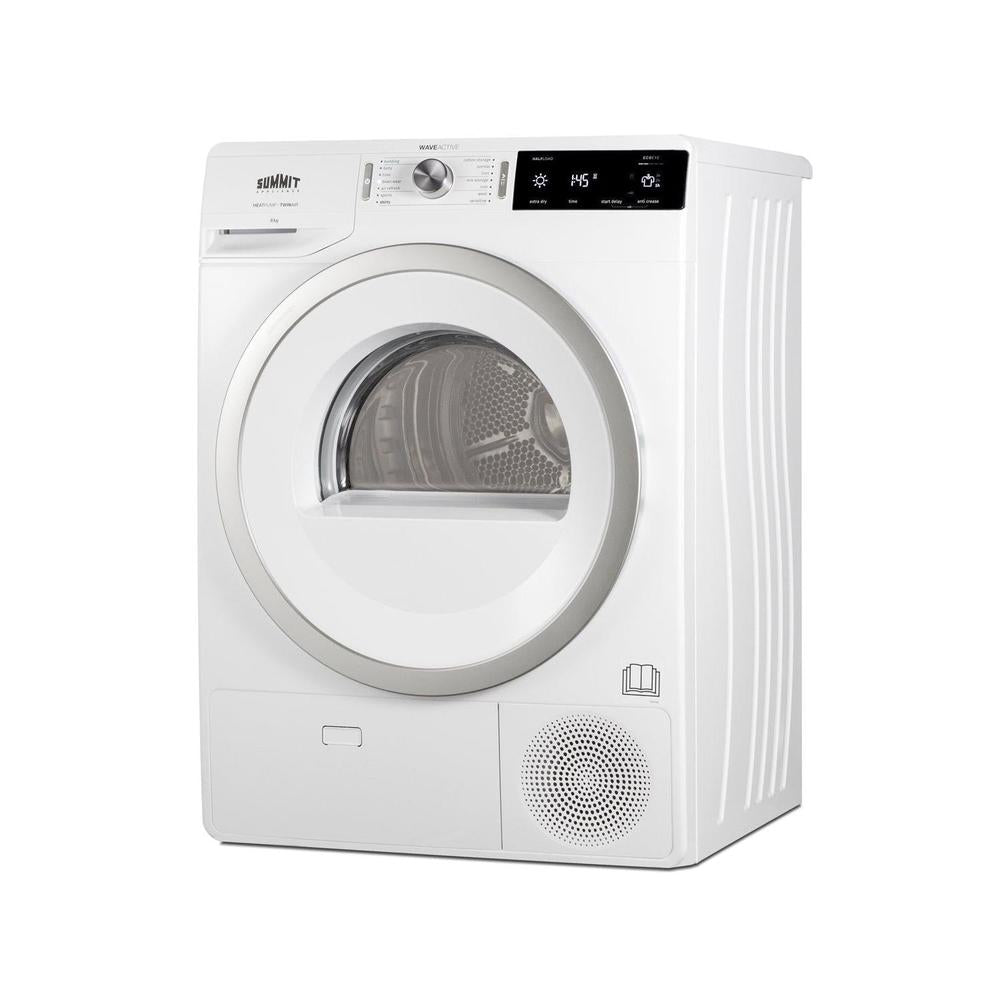 SUMMIT 24 in. 208-240V Heat Pump Dryer in White (SLD242W) 