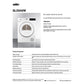 SUMMIT 24 in. 208-240V Heat Pump Dryer in White (SLD242W) 