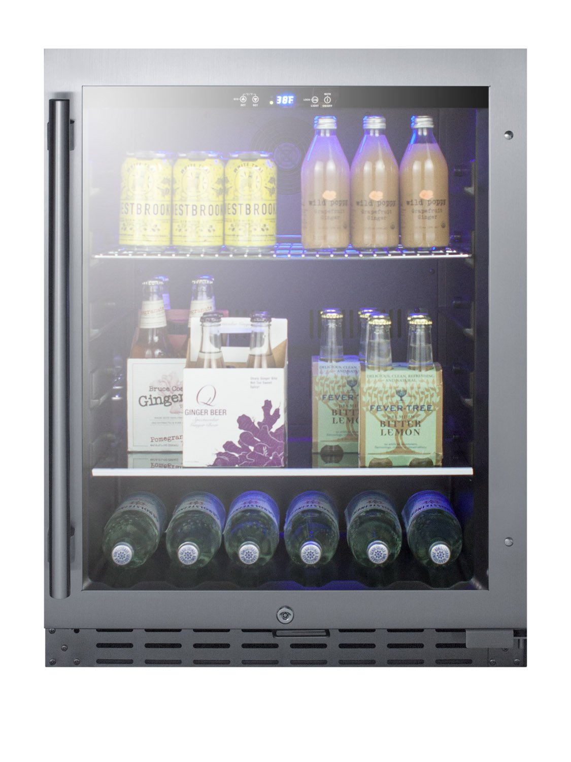 SUMMIT 24 in. ADA-Compliant Built-In Beverage Cooler (ALBV2466) 