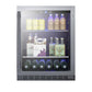 SUMMIT 24 in. ADA-Compliant Built-In Beverage Cooler (ALBV2466) 