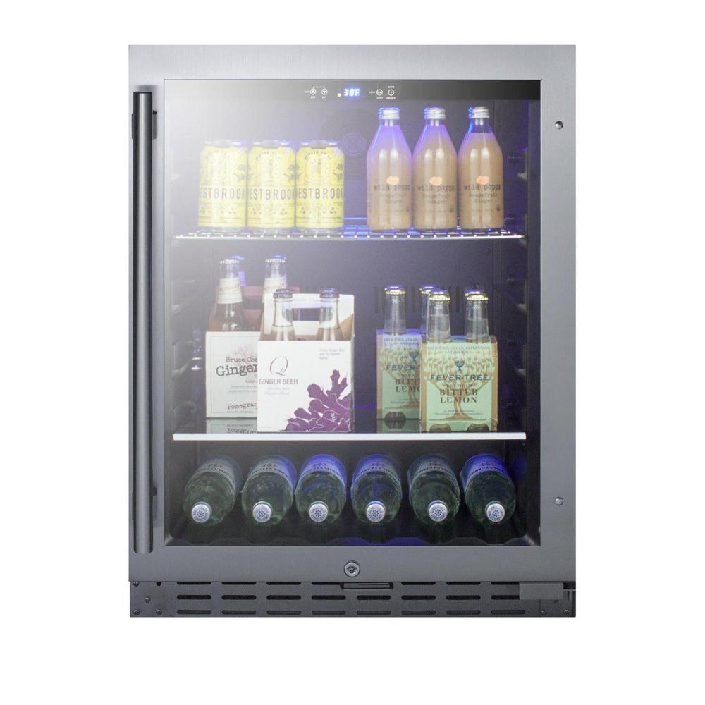 SUMMIT 24 in. ADA-Compliant Built-In Beverage Cooler (ALBV2466) 