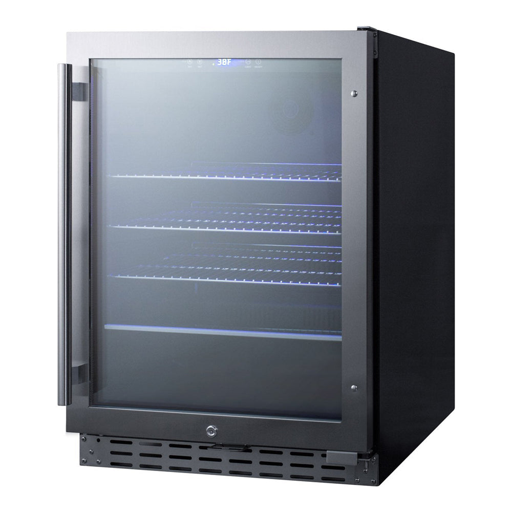 SUMMIT 24 in. ADA-Compliant Built-In Beverage Cooler (ALBV2466) 