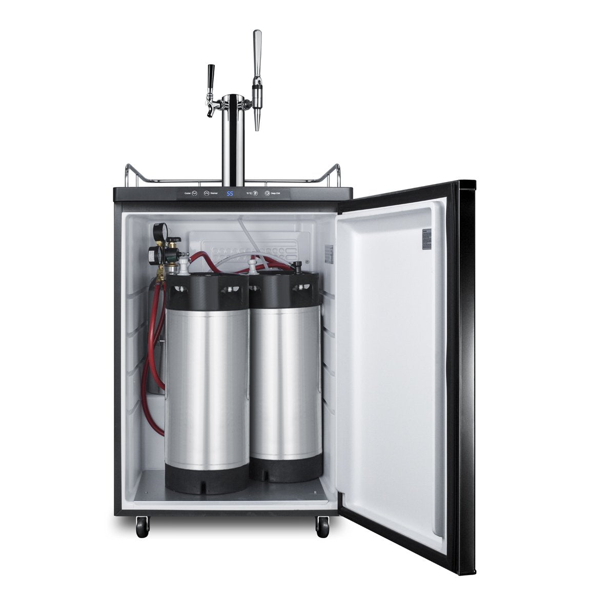 SUMMIT 24 in. Built-In Cold Brew/Nitro-Infused Coffee Kegerator (SBC682CMTWIN) 