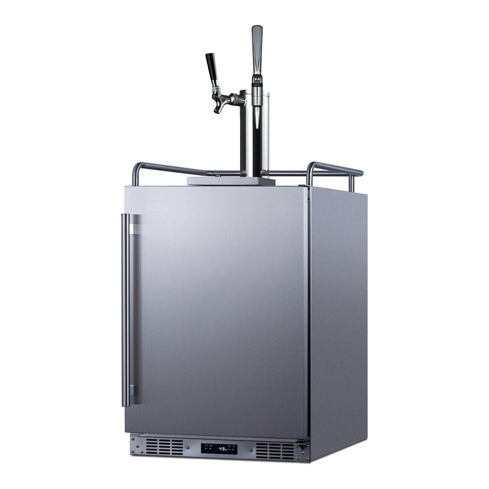 SUMMIT 24 in. Built-In Cold Brew/Nitro-Infused Coffee Kegerator (SBC682CMTWIN) main image.