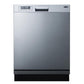 SUMMIT 24 in. Built-In Dishwasher in Stainless Steel (DW2435SS) 