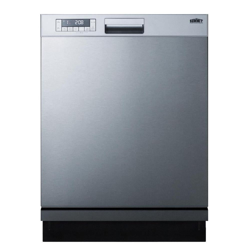 SUMMIT 24 in. Built-In Dishwasher in Stainless Steel (DW2435SS) 