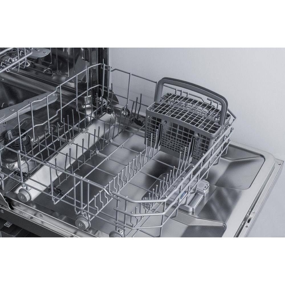 SUMMIT 24 in. Built-In Dishwasher in Stainless Steel (DW2435SS) 