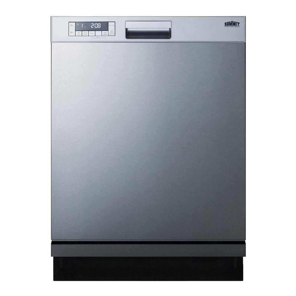 SUMMIT 24 in. Built-In Dishwasher in Stainless Steel (DW2435SS) main image.