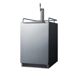 SUMMIT 24 in. Built-In Kegerator (SBC677BI) Stainless Steel