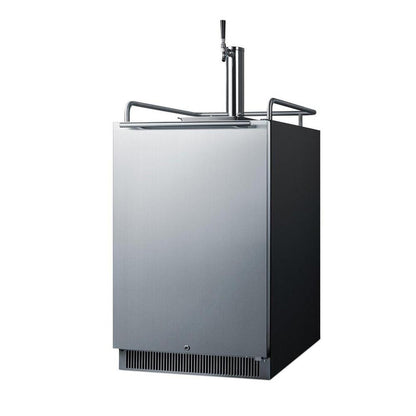 SUMMIT 24 in. Built-In Kegerator (SBC677BI) Stainless Steel