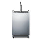 SUMMIT 24 in. Built-In Kegerator (SBC677BI) front, closed.