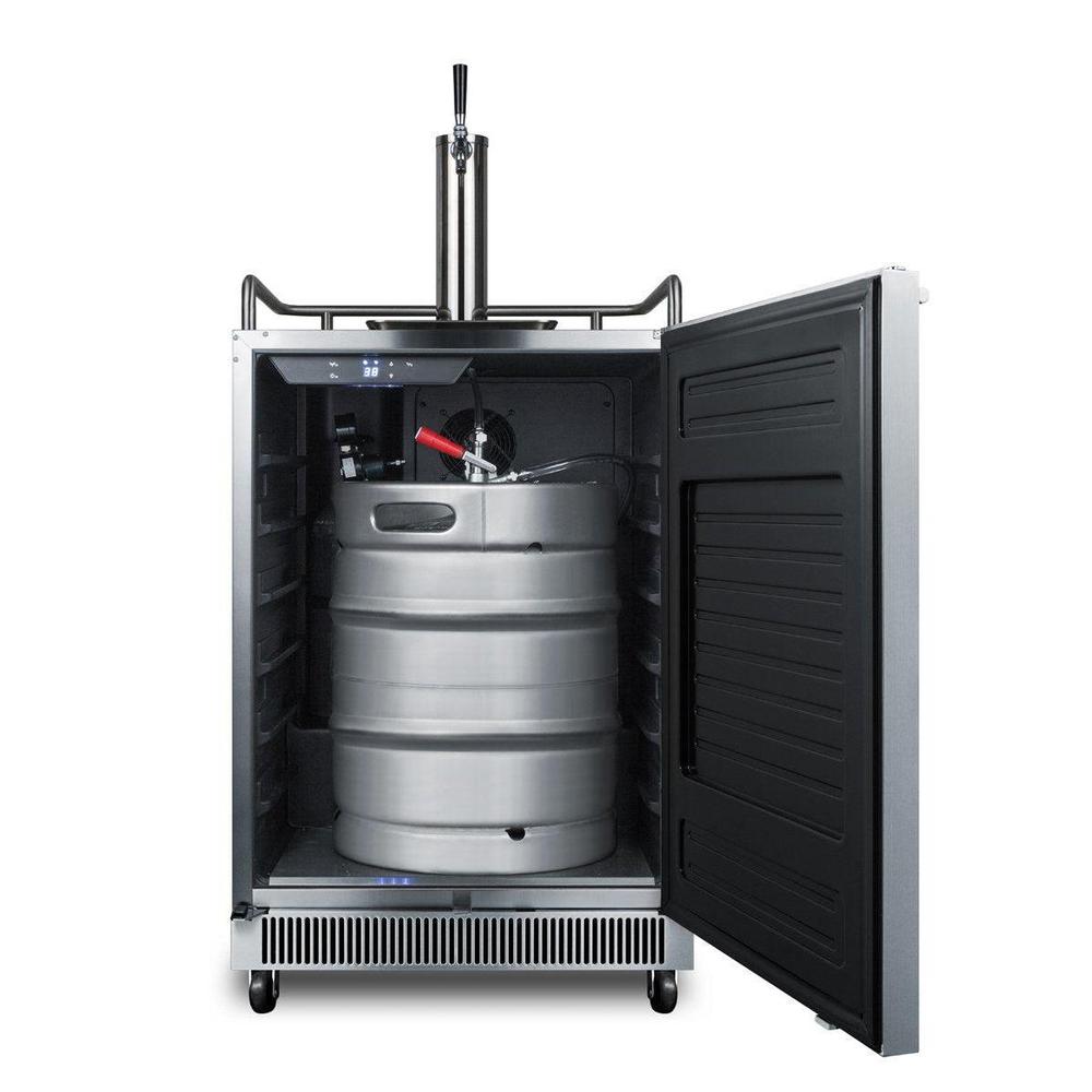 SUMMIT 24 in. Built-In Kegerator (SBC677BI) 