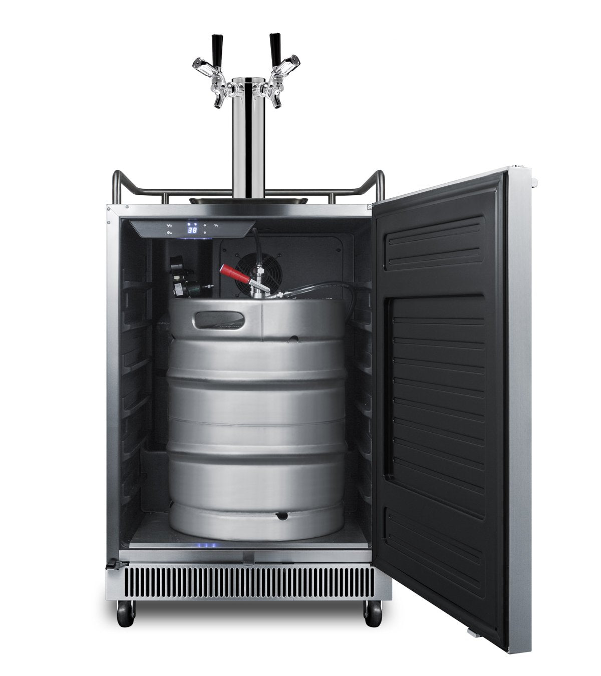 SUMMIT 24 in. Built-In Kegerator with TapLock in Stainless Steel (SBC677BITWINTL) 