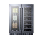 SUMMIT 24 in. Built-In Wine/Beverage Center, ADA Compliant (ALFD24WBV) 