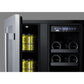 SUMMIT 24 in. Built-In Wine/Beverage Center, ADA Compliant (ALFD24WBV) 
