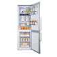 SUMMIT 24 in. Counter-Depth Bottom Freezer Refrigerator in Stainless Steel (FFBF246SS) 
